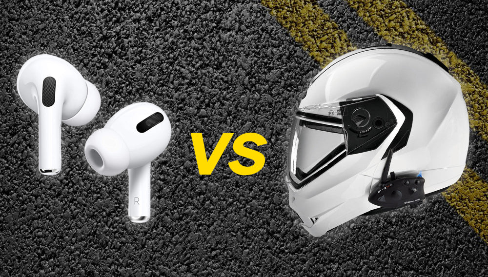 Motorcycle Bluetooth systems versus earbuds: Which is better for your ride?