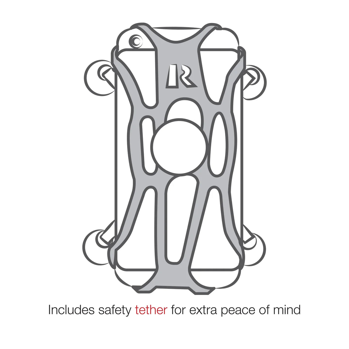 RAM® X-Grip® Large Phone Mount with RAM® Snap-Link™ Tough-Claw™