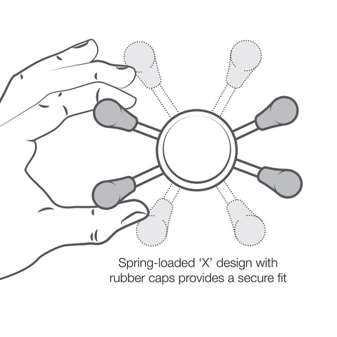 RAM® X-Grip® Phone Mount with RAM® Snap-Link™ Tough-Claw™ For Smaller Devices