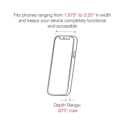 RAM® X-Grip® Phone Mount with RAM® Snap-Link™ Tough-Claw™ For Smaller Devices