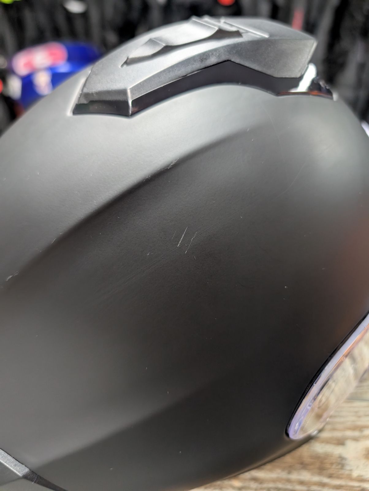 MIDA MV-151 Full Face Motorcycle Helmet ECE 22.06 - Matt Black S Warehouse Deal