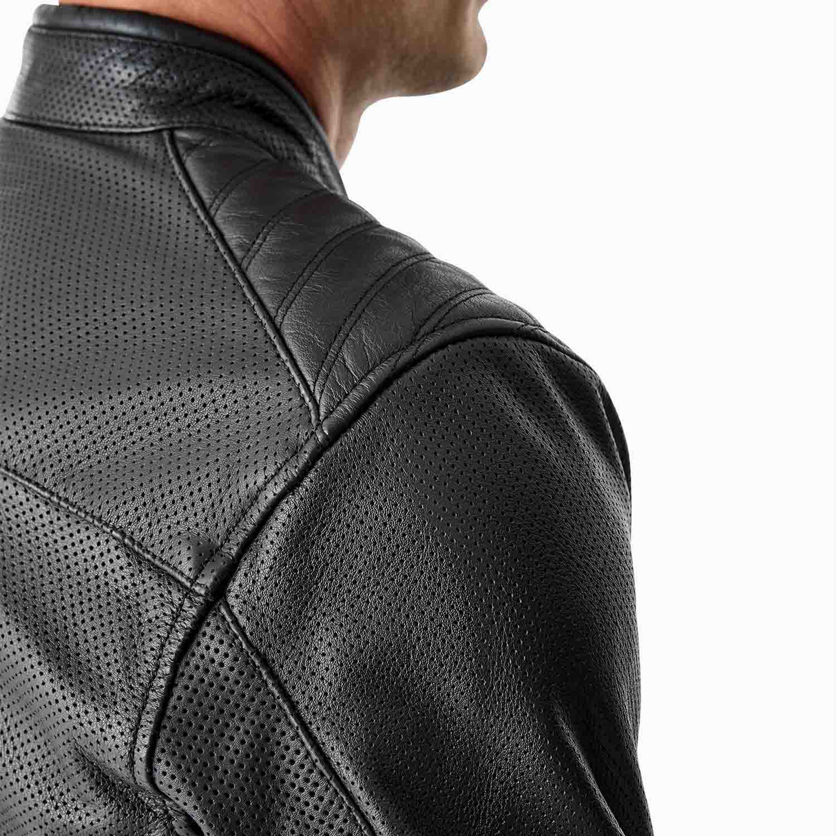 RST Roadster Air D3O Mens Vented Leather Motorcycle Jacket