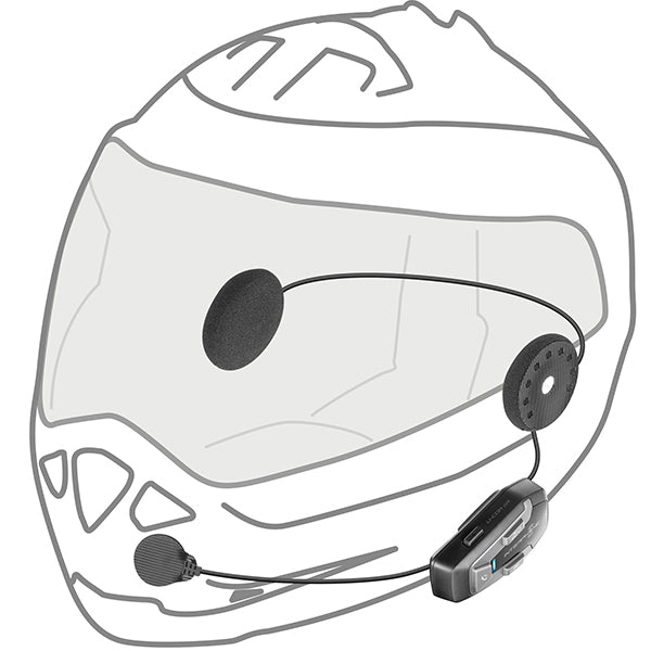 Interphone U-COM 6R Helmet Bluetooth Intercom Kit