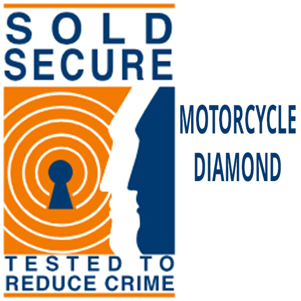 Hiplok DX1000 Sold Secure Diamond Motorcycle Shackle Lock Black