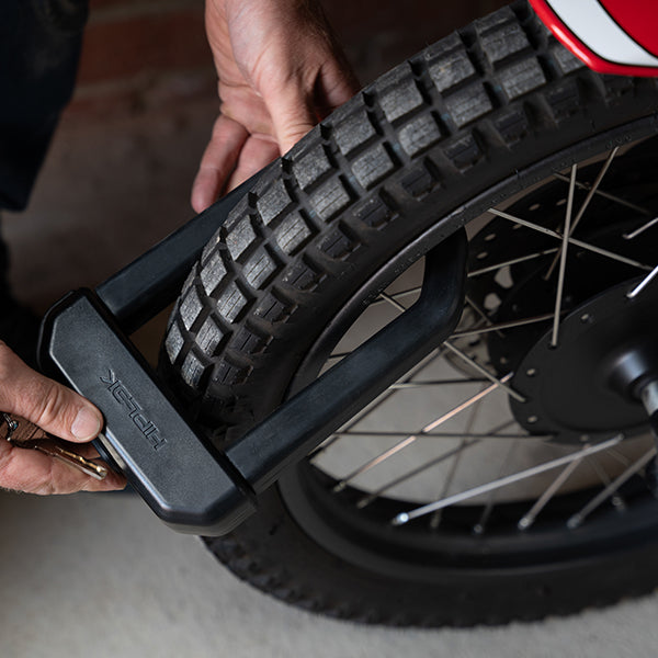 Hiplok D1000 Sold Secure Diamond Motorcycle Shackle Lock Black