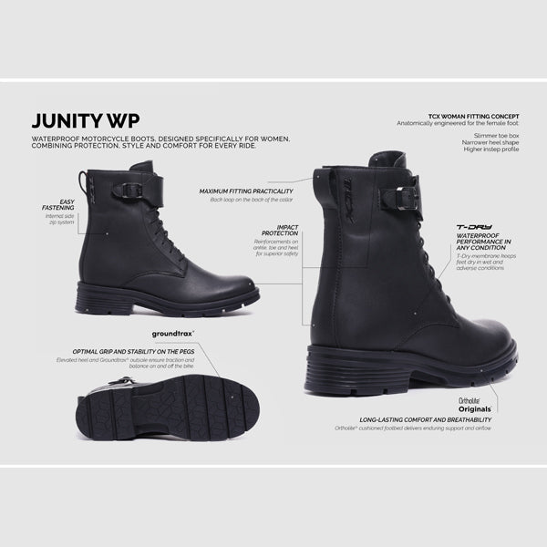 TCX Junity Urban Waterproof Ladies Leather Boots