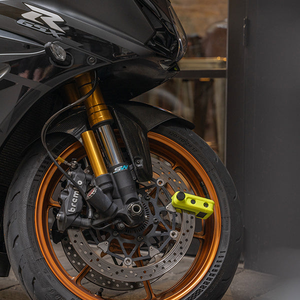 Hiplok MD1000 Anti-Angle Grinder Diamond Motorcycle Disc Lock + Carry Case