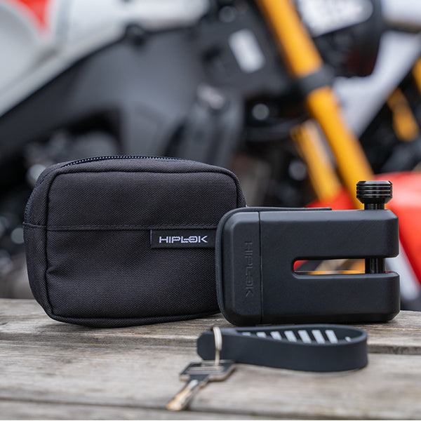 Hiplok MD1000 Anti-Angle Grinder Diamond Motorcycle Disc Lock + Carry Case