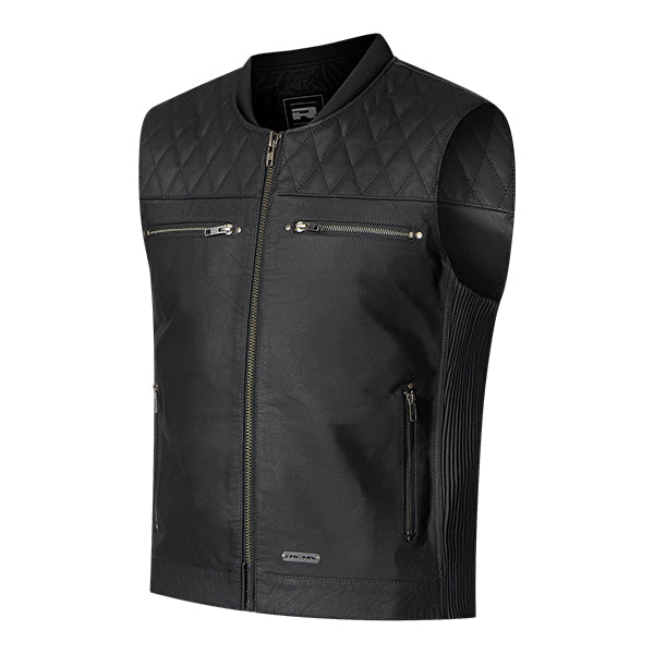 Richa Dusk Retro Leather Vest Gilet