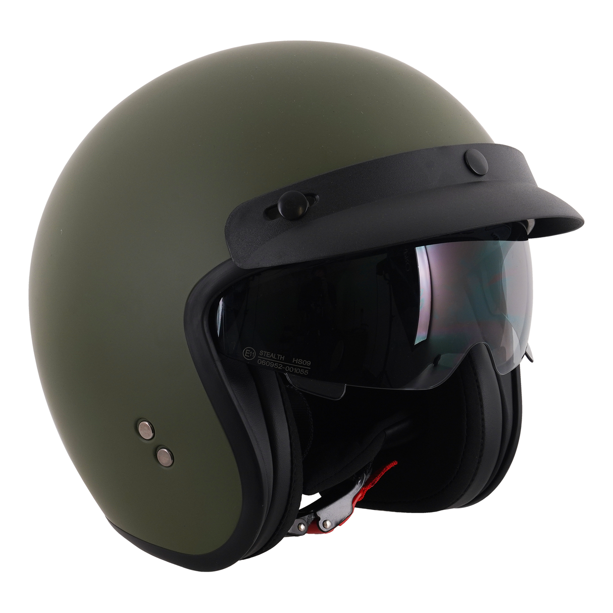 MIDA MV-7 Open Face Motorcycle Helmet with Peak