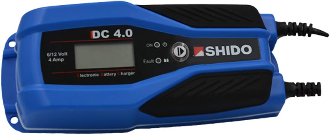 Shido DC4.0 Dual Battery Charger - 6/12v - 4amp for Lithium or Lead Acid