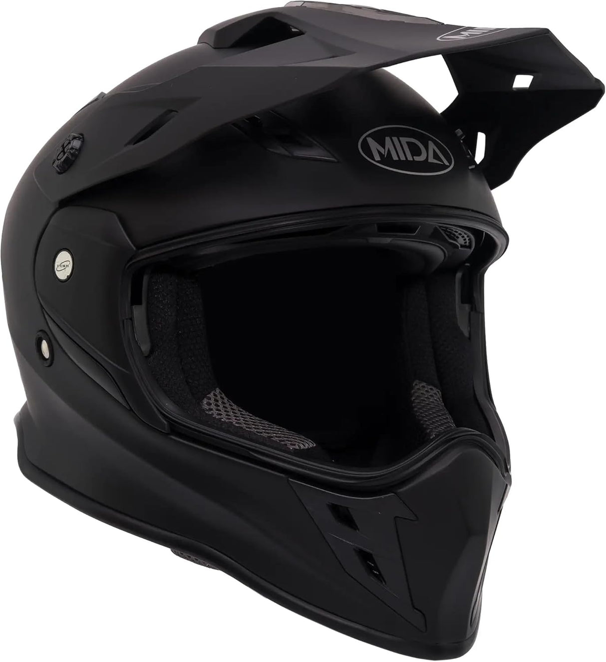 Mida MV-3 Adventure 22.06 Motorcycle Helmet Satin Black - XL (DKS191 Visor)