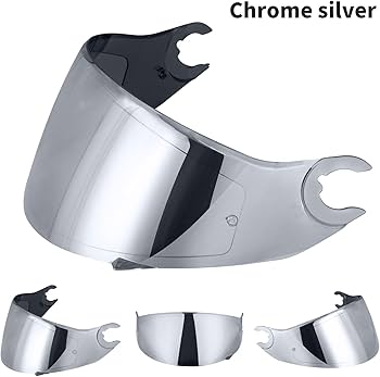 Shark Replacement Visor VZ160 for Spartan, D-Skwal, D-Skwal 2 Chrome Iridium