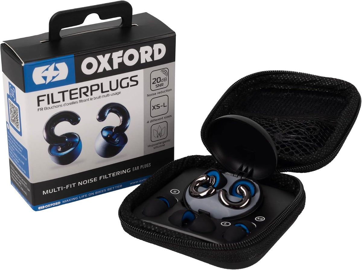 Oxford Filterplugs 20SNR OX956 Multi-fit Noise Filtering Ear Plugs