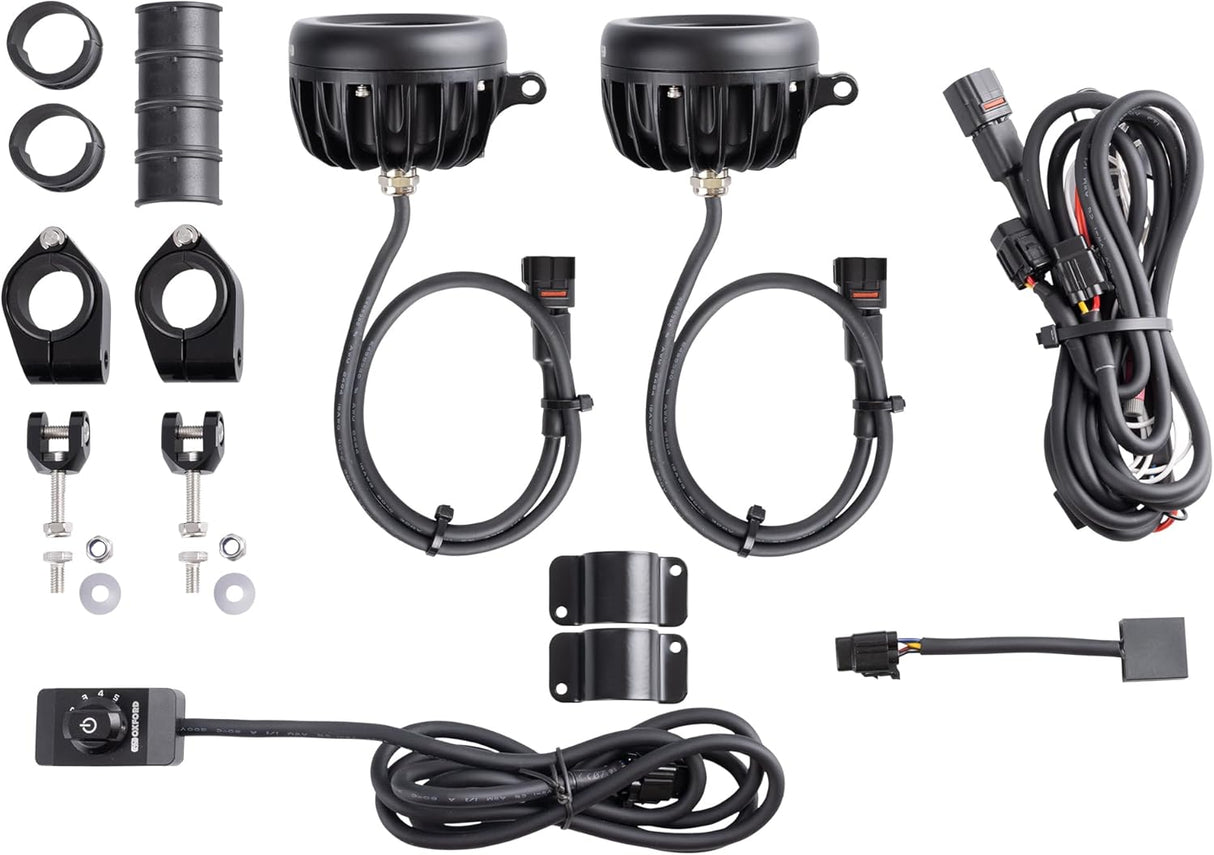 Oxford 4K Auxiliary Front Lights - 4480 Lumens