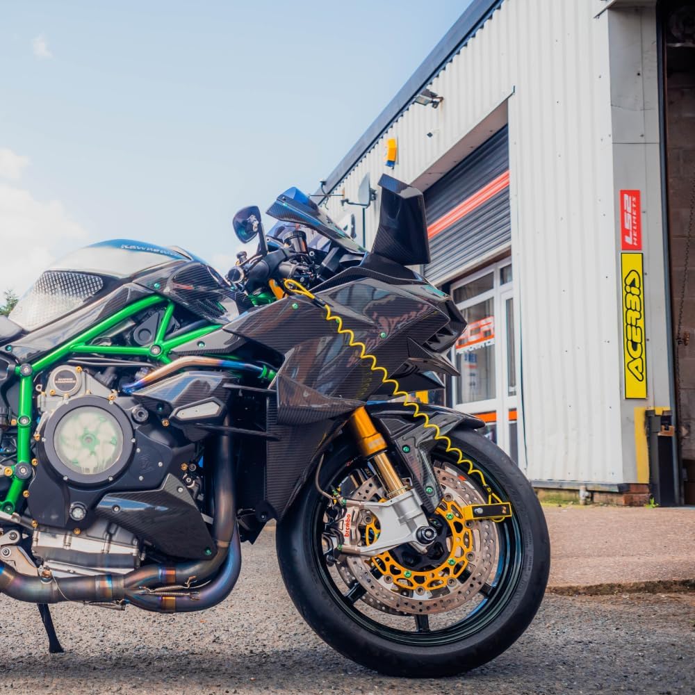 Squire Defiant Sold Secure Diamond Motorcycle Disc Lock & Oxford Monster Chain 1.5m & Padlock Bundle Kit