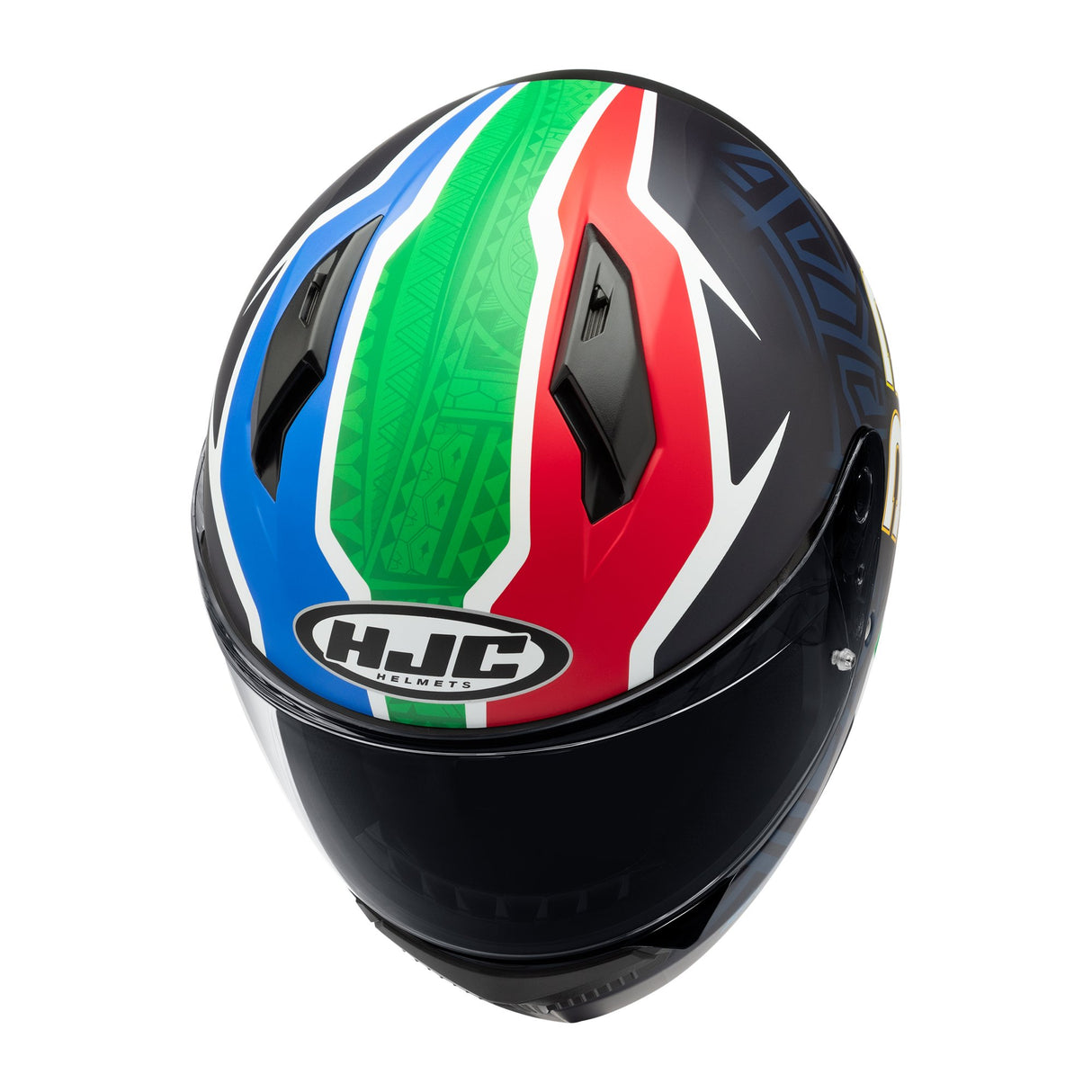 HJC C10 Full Face Motorcycle Helmet - Brad Binder MC21SF Red White Blue