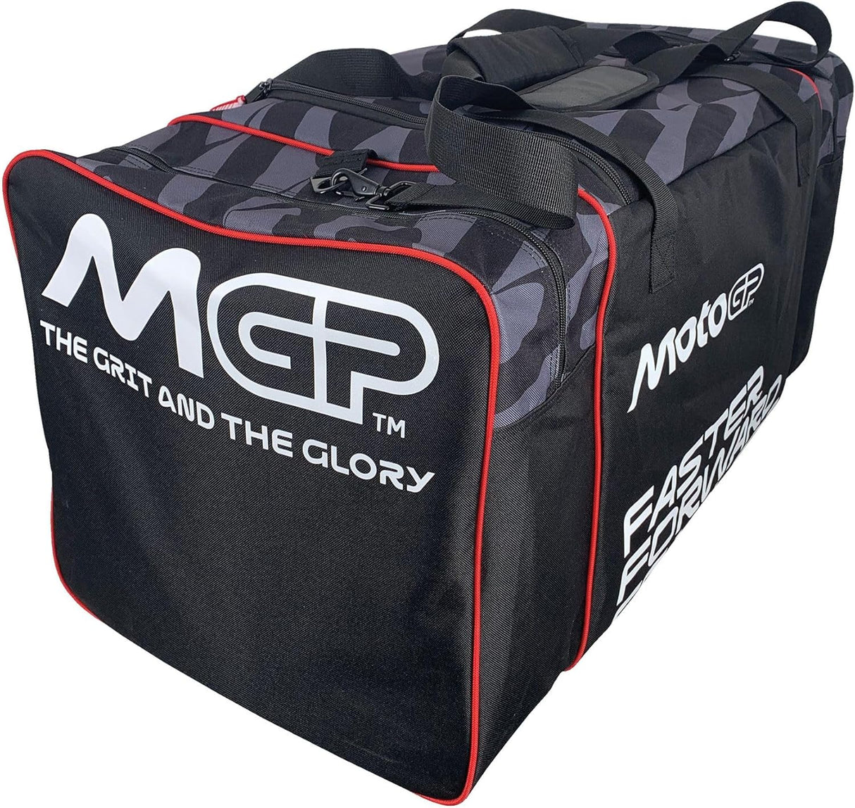MotoGP Bike It Travel and Trackday Motorcycle Gear Storage Luggage Holdall 128L Black Grey Red