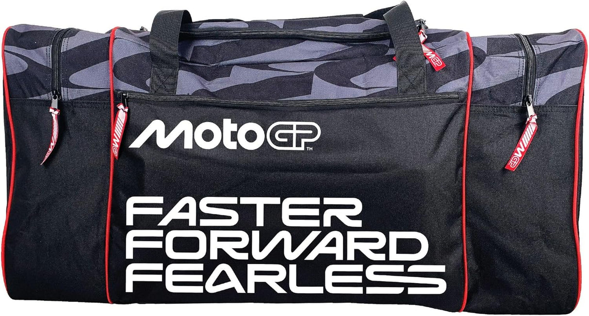 MotoGP Bike It Travel and Trackday Motorcycle Gear Storage Luggage Holdall 128L Black Grey Red