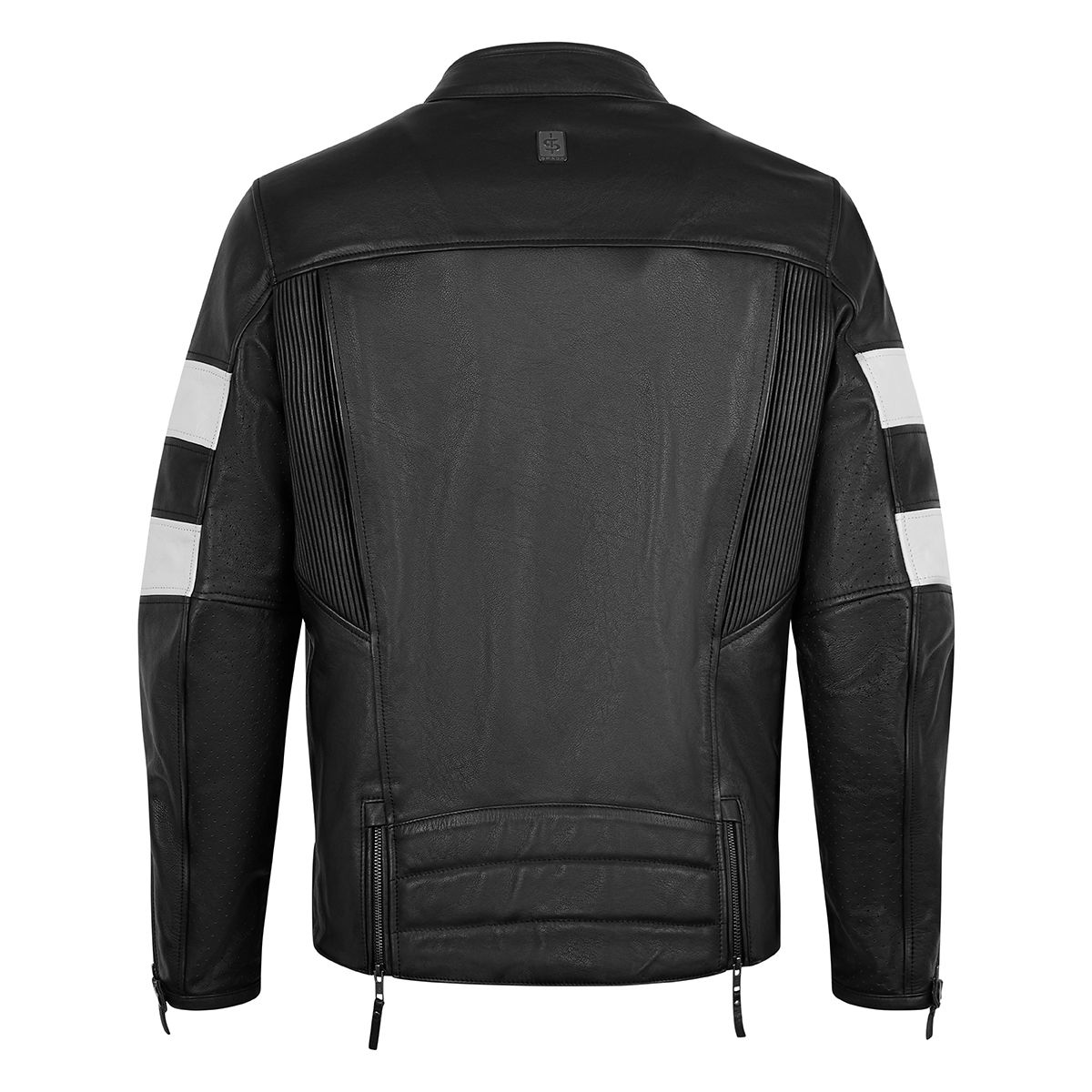 Spada Hanzo Black & Ivory Leather Jacket