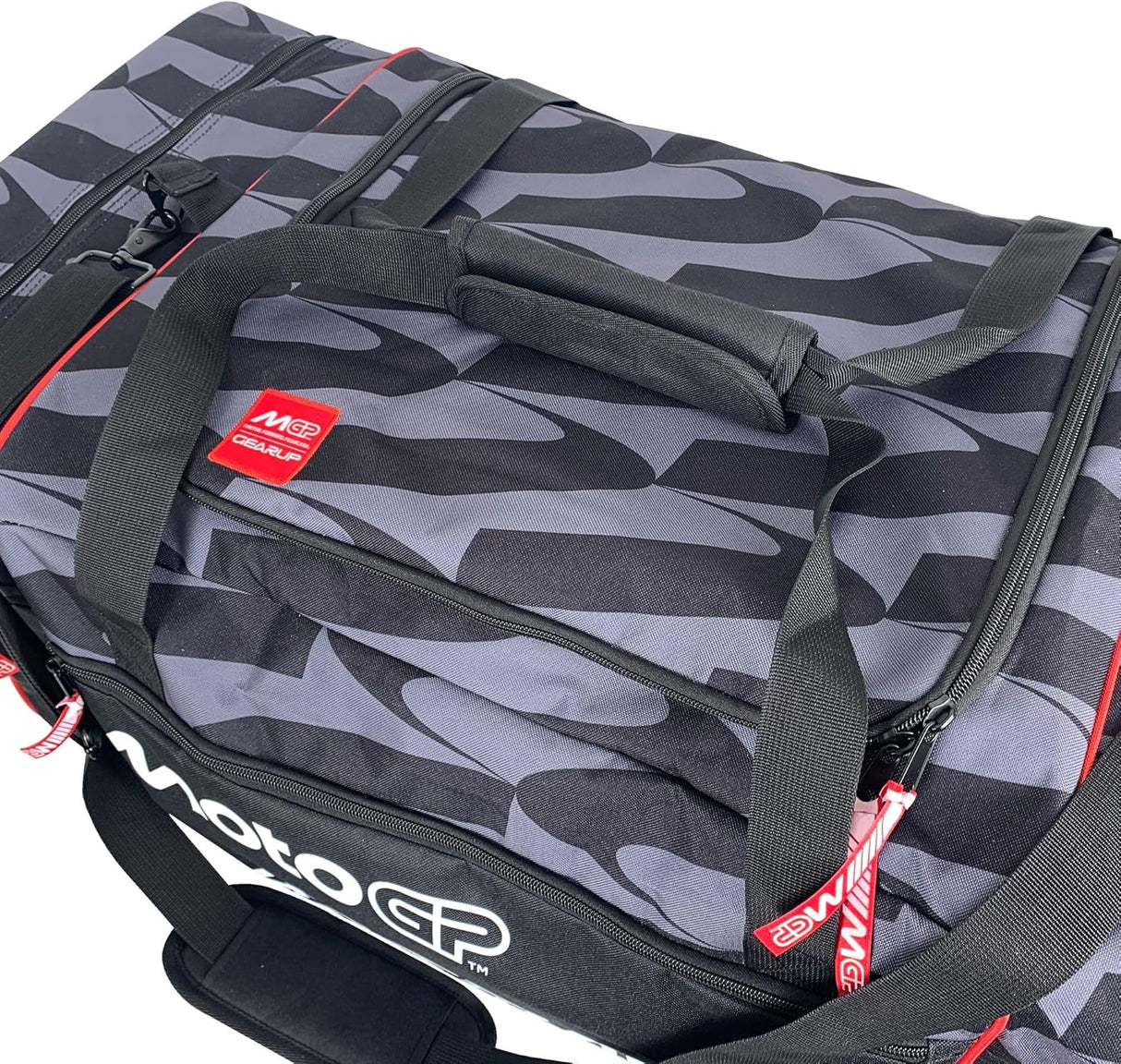 MotoGP Bike It Travel and Trackday Motorcycle Gear Storage Luggage Holdall 128L Black Grey Red