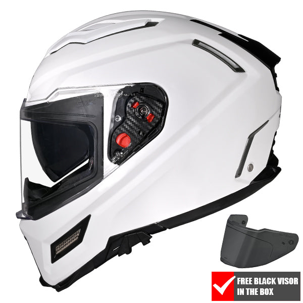 SMK Agnar Full Face Helmet + Free Dark Visor