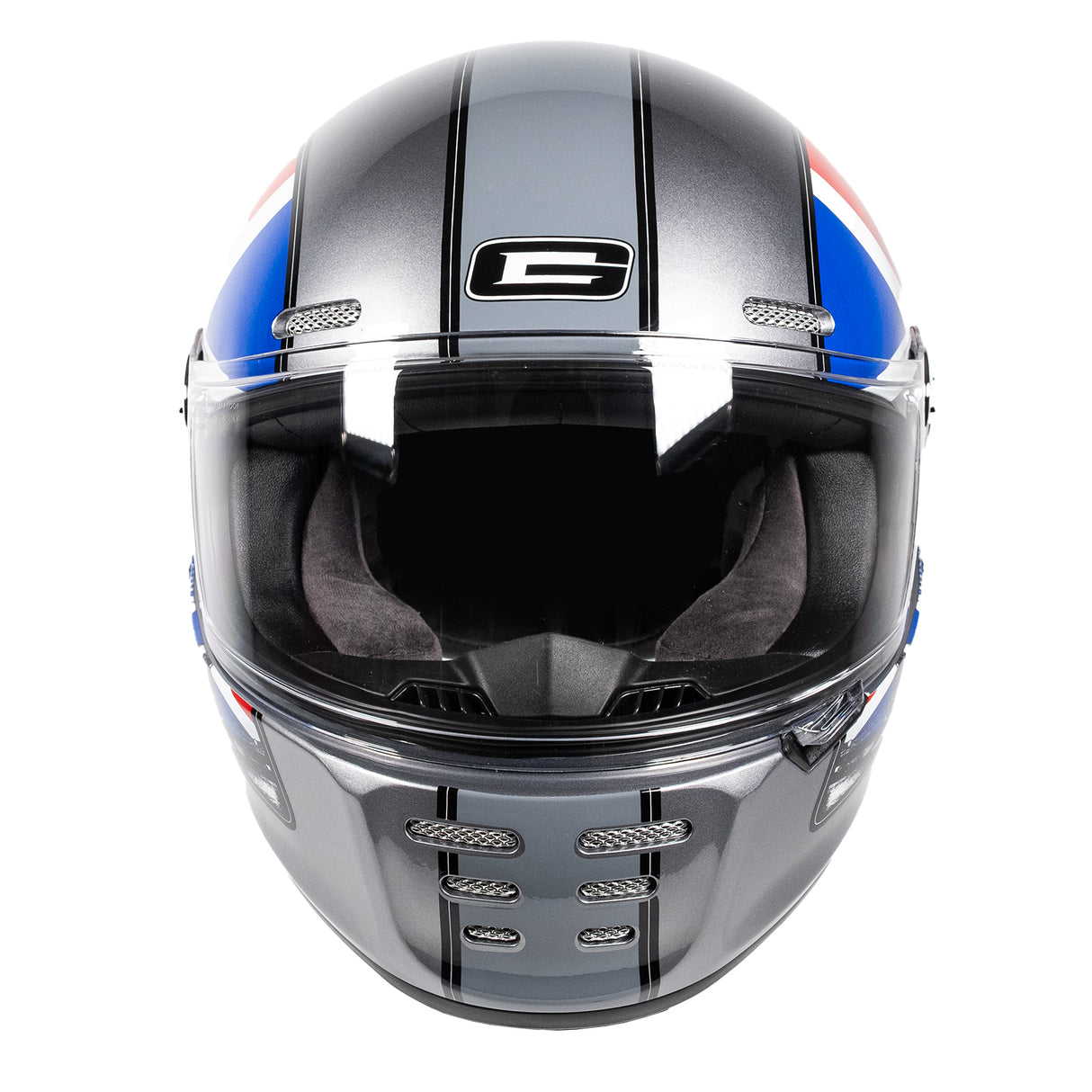 G-Mac Blaze Retro Classic Full Face Helmet