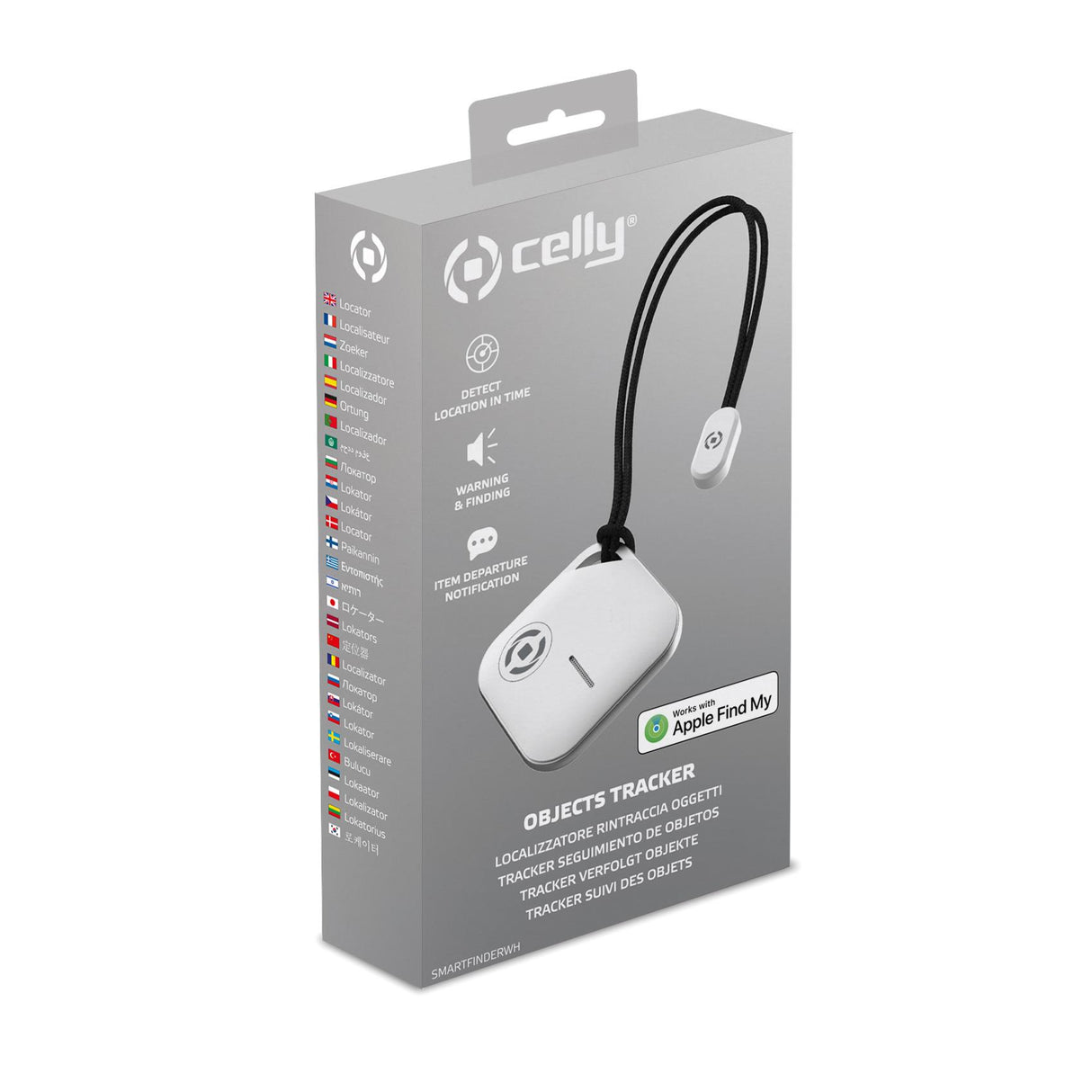 Celly Motorcycle Tracker Smartfinder iOS White