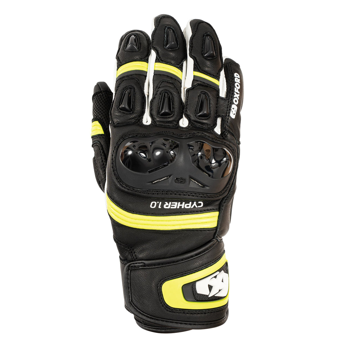 Oxford Cypher 1.0 Short Leather Sports Motorcycle Gloves