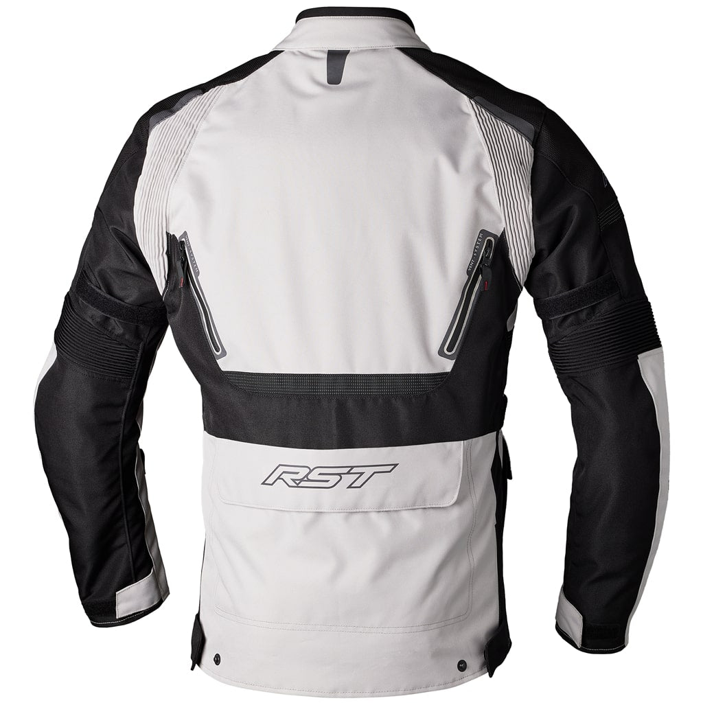 RST Endurance CE Mens Touring Waterproof Textile Jacket - Silver / Black