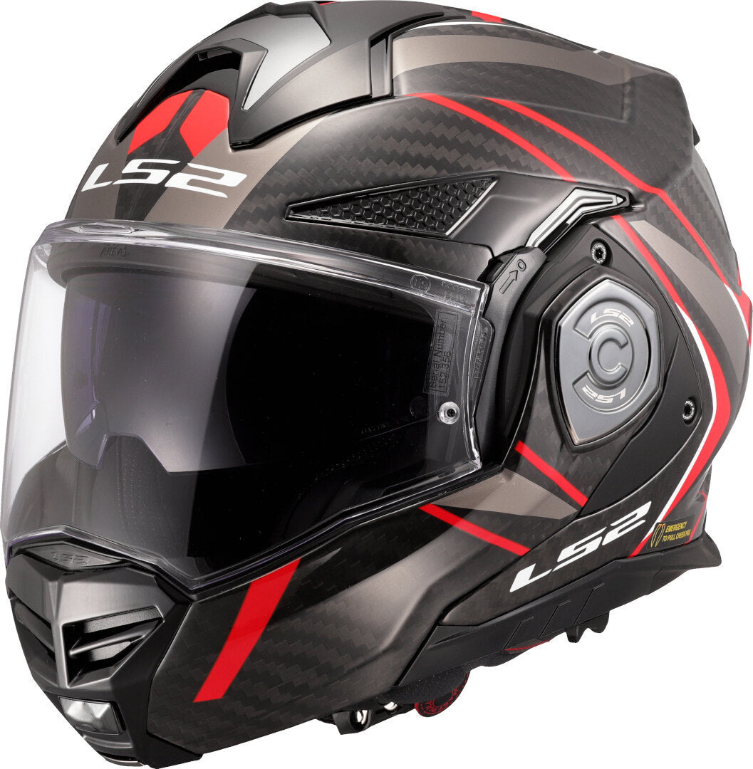 LS2 FF901 Advant X Carbon Future II Flip Front Helmet