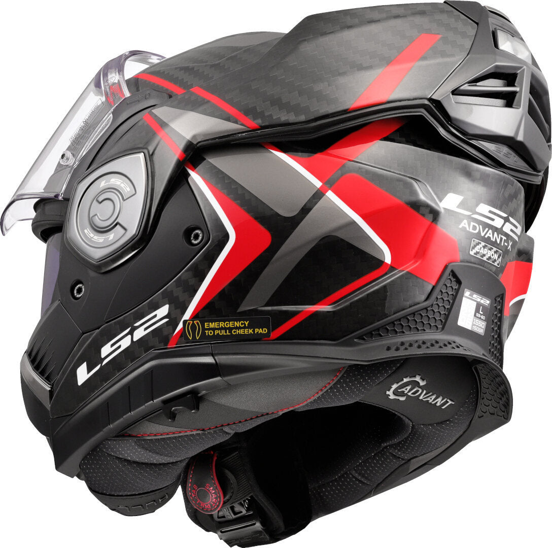 LS2 FF901 Advant X Carbon Future II Flip Front Helmet