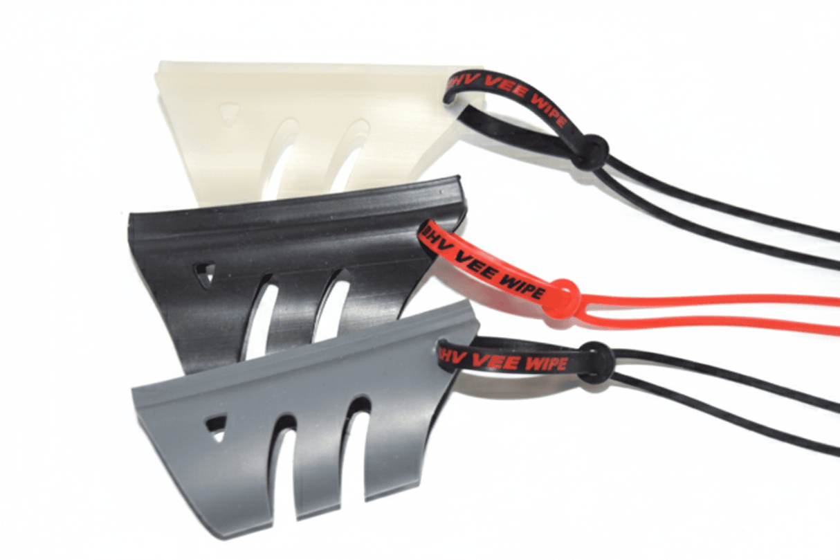 Bob Heath Vee Wipe Motorcycle Helmet Visor Rain Finger Wipe