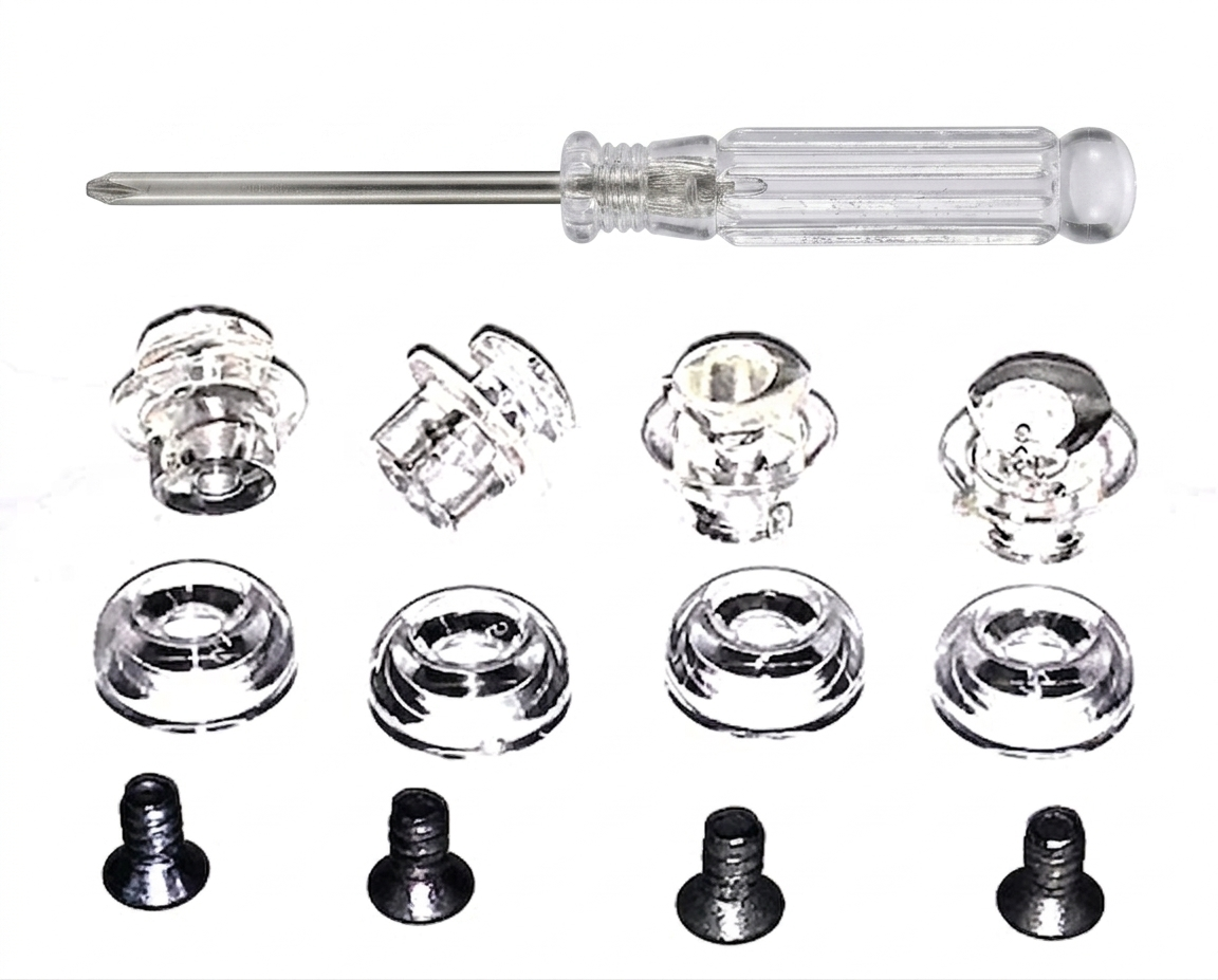 Pinlock 3 Component Pin Set fits 5mm Visor Holes