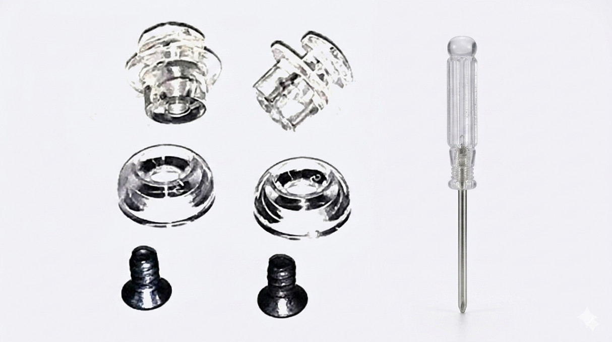 Pinlock 3 Component Pin Set fits 5mm Visor Holes