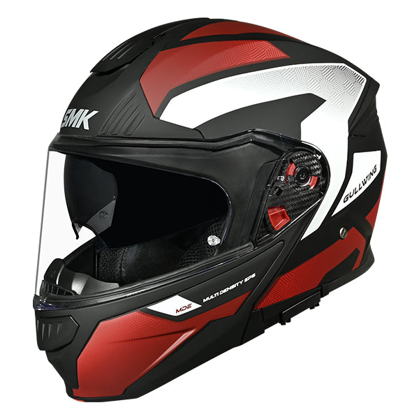 SMK Gullwing Flip Front Helmet + Free Dark Visor