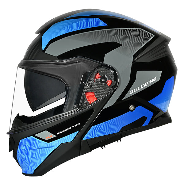 SMK Gullwing Flip Front Helmet + Free Dark Visor