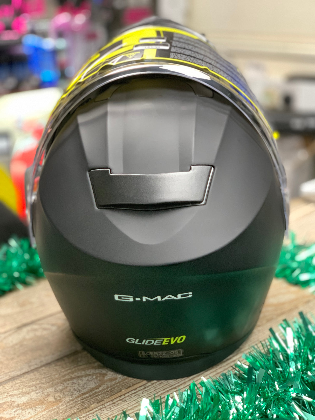 G-Mac Glide Evo Flip Front Motorcycle Helmet Satin Black Large - Warehouse Offer