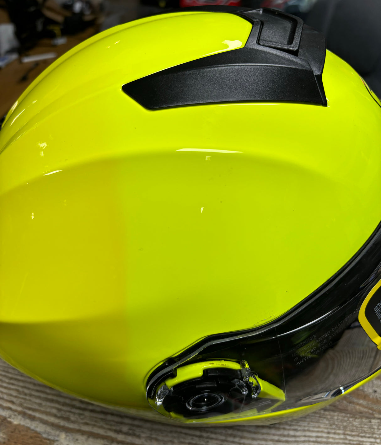 G-Mac Glide Evo Modular Flip Up DVS Motorcycle Helmet Fluo Yellow - XL