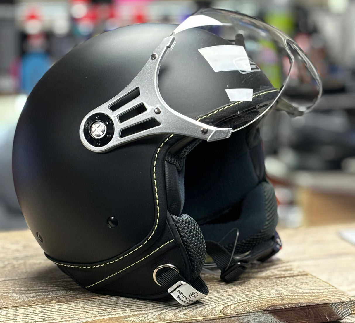 G-Mac Metro Evo Jet Open Face Motorcycle Helmet Satin Black - XL