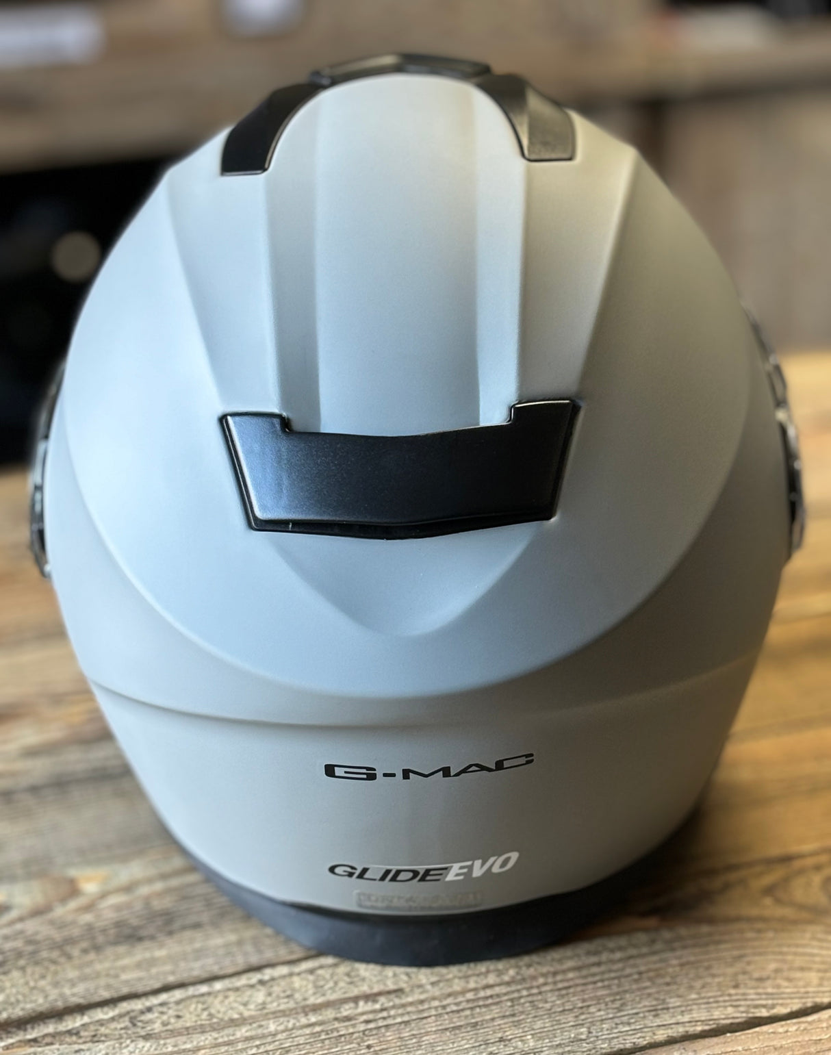 G-Mac Glide Evo Modular Flip Up DVS Motorcycle Helmet Satin Cool Grey - Large