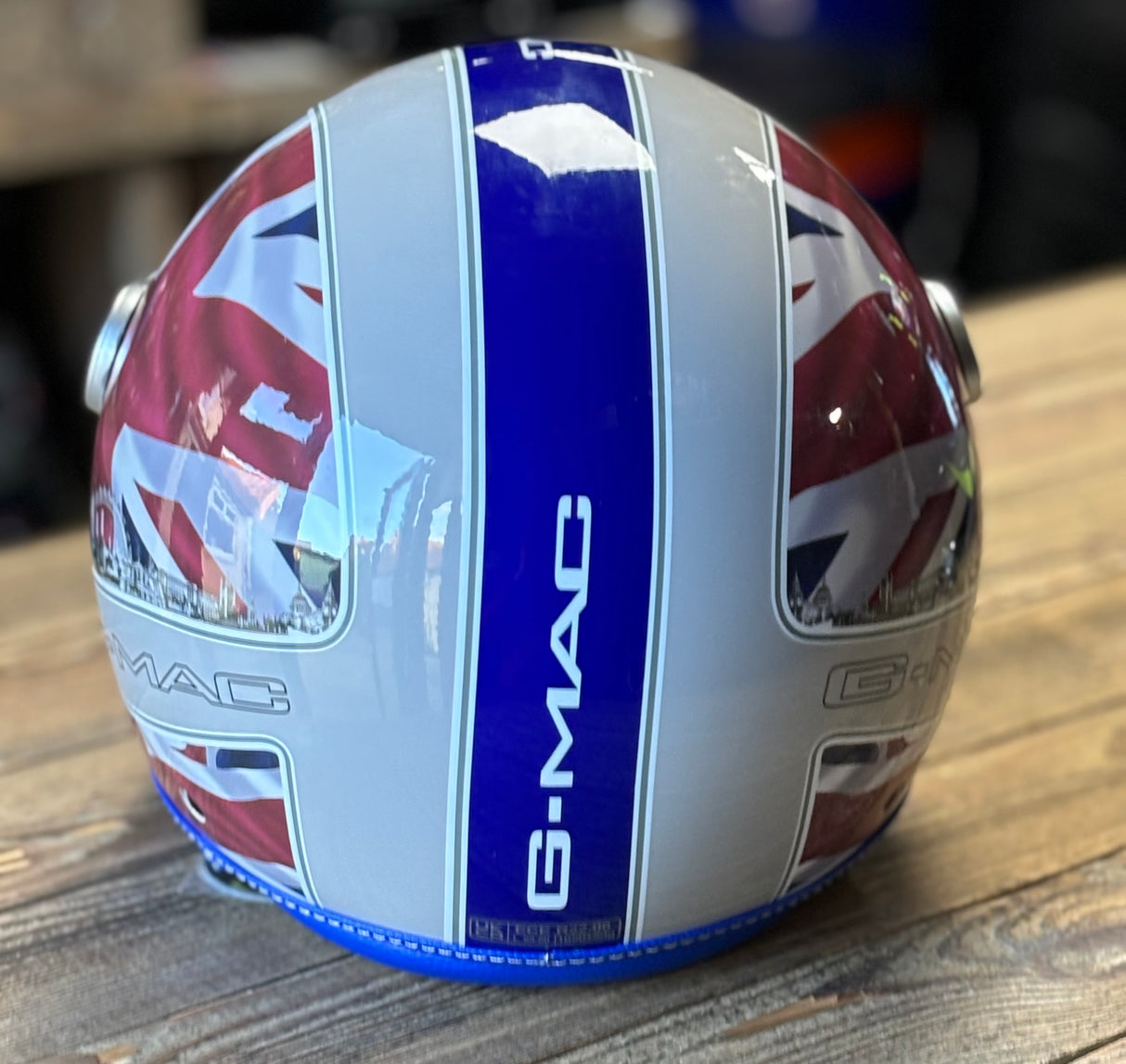 G-Mac Metro Evo Jet Open Face Motorcycle Helmet London - Large