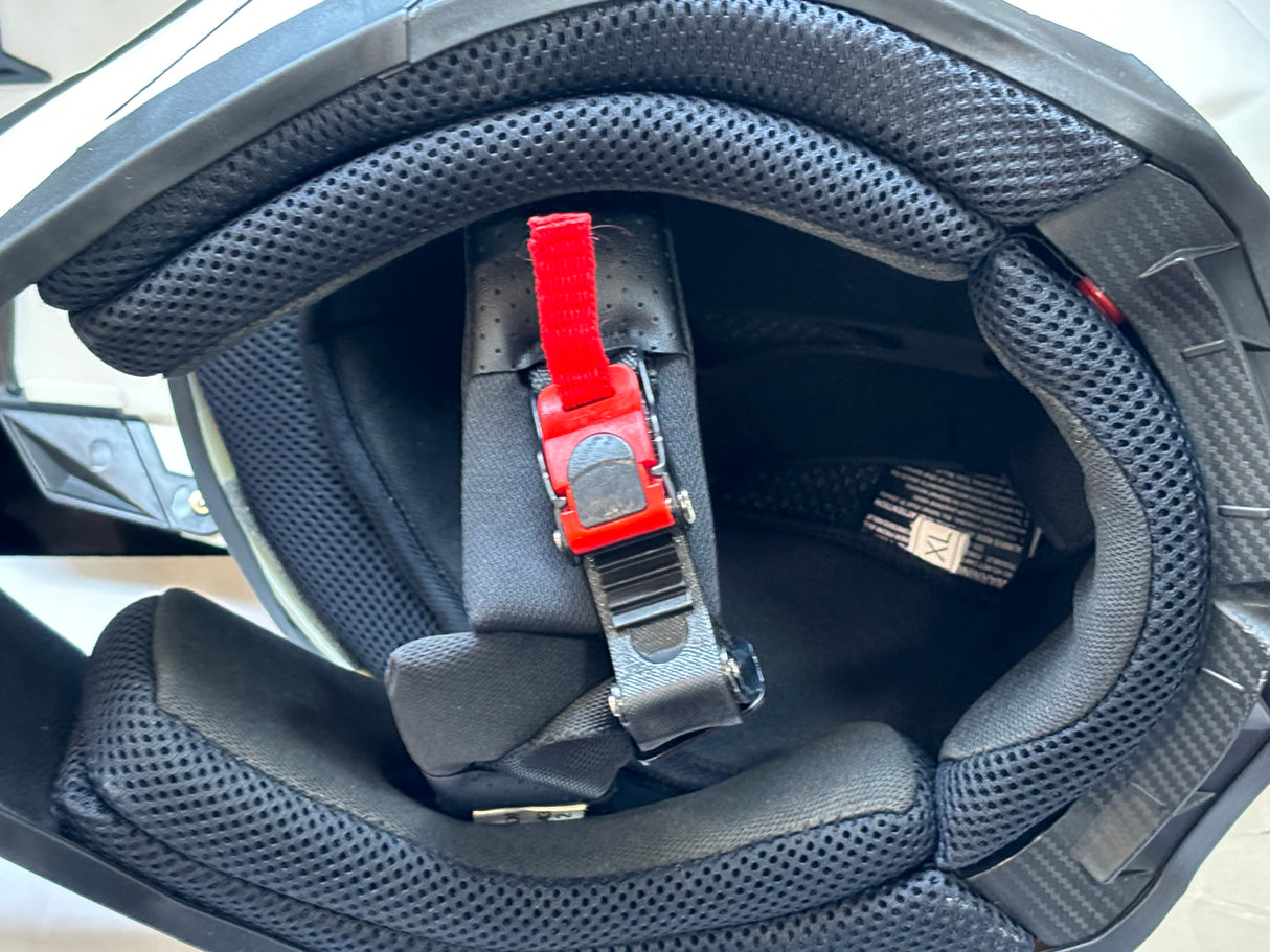 G-Mac Fission Evo MX ACU Gold Motocross Motorcycle Helmet White - XL