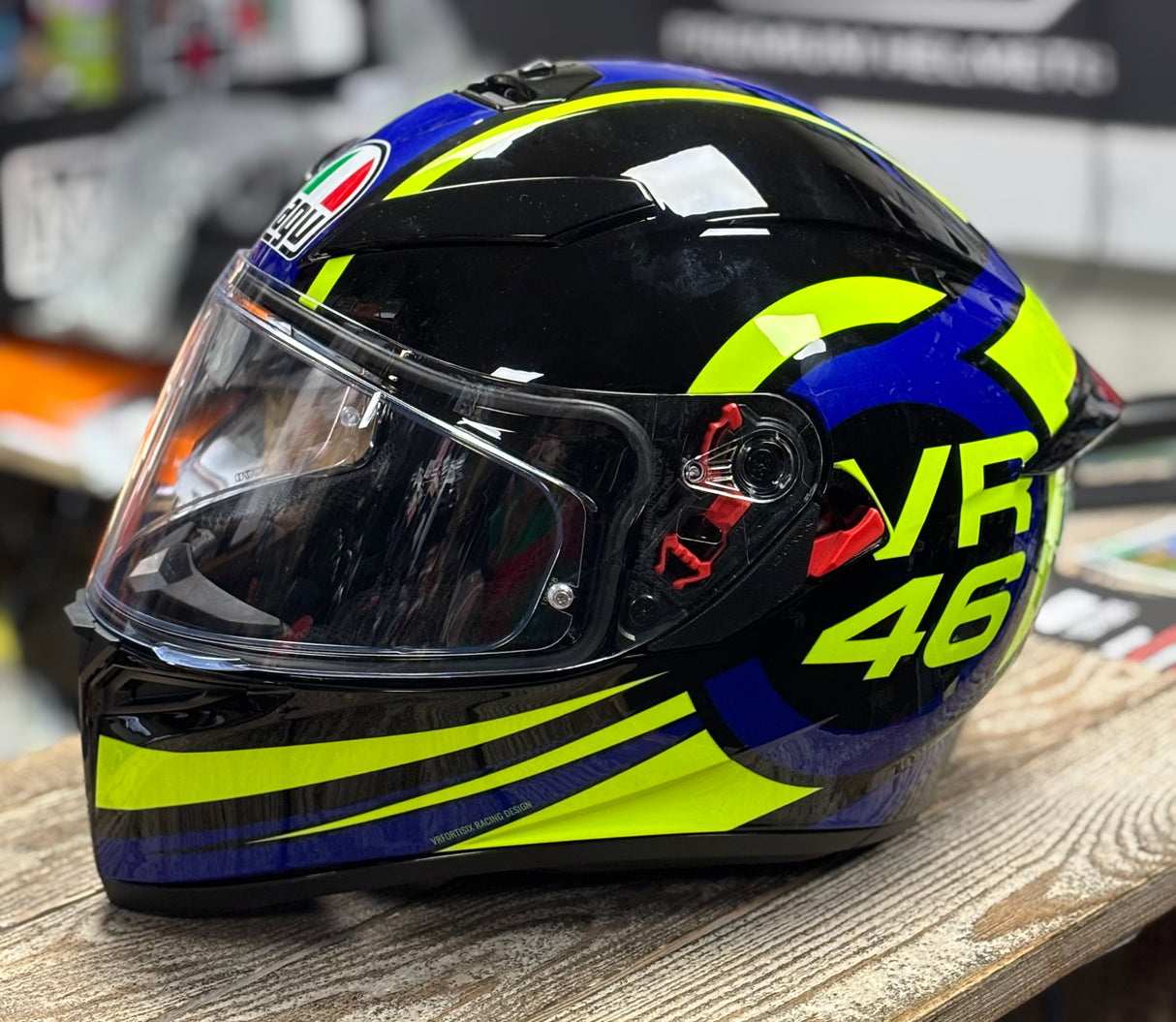 AGV K3 SV-S VR46 Ride 46 Motorcycle Full Face Helmet - MS