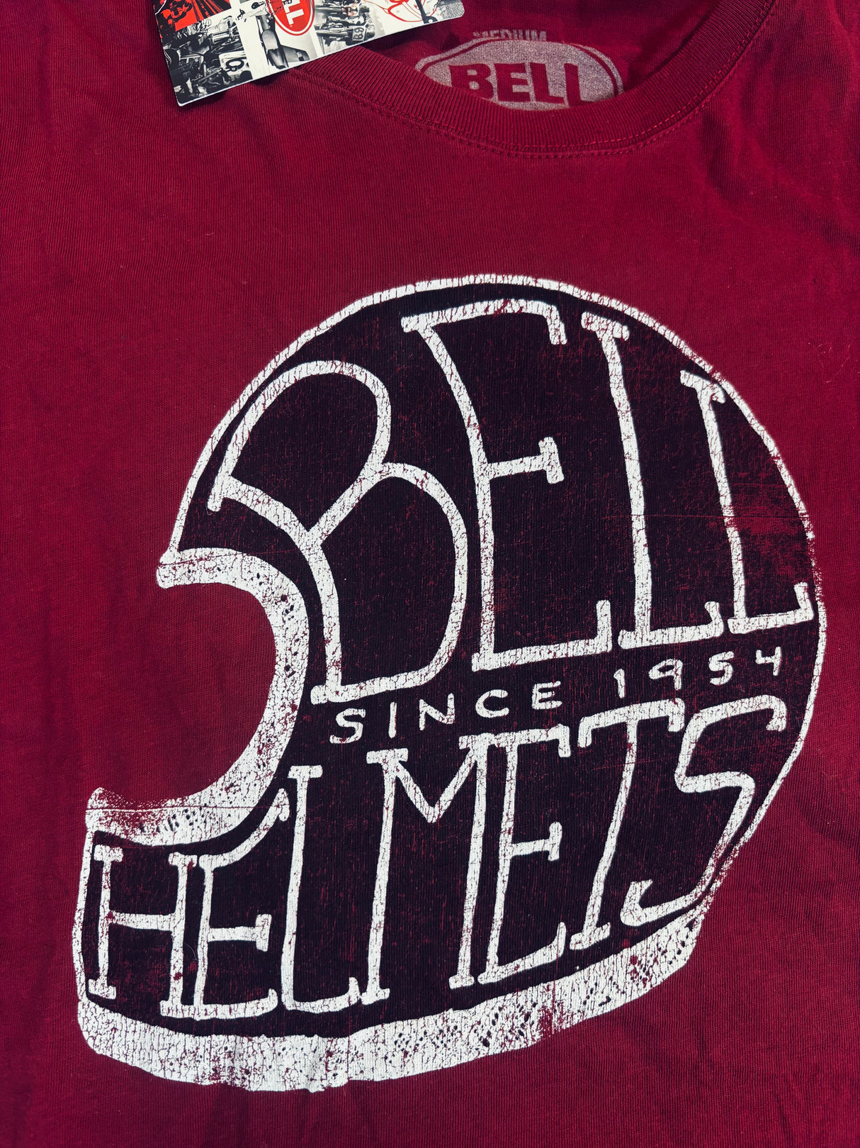 Bell Womens Premium T-Shirt Bell Star Cardinel - Red