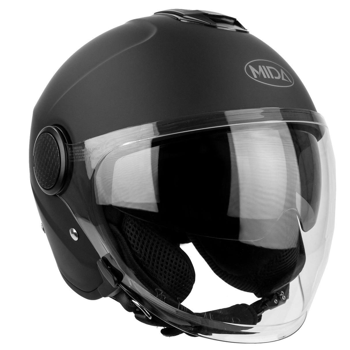 MIDA MV-6 Open Face Jet DVS Motorcycle Helmet