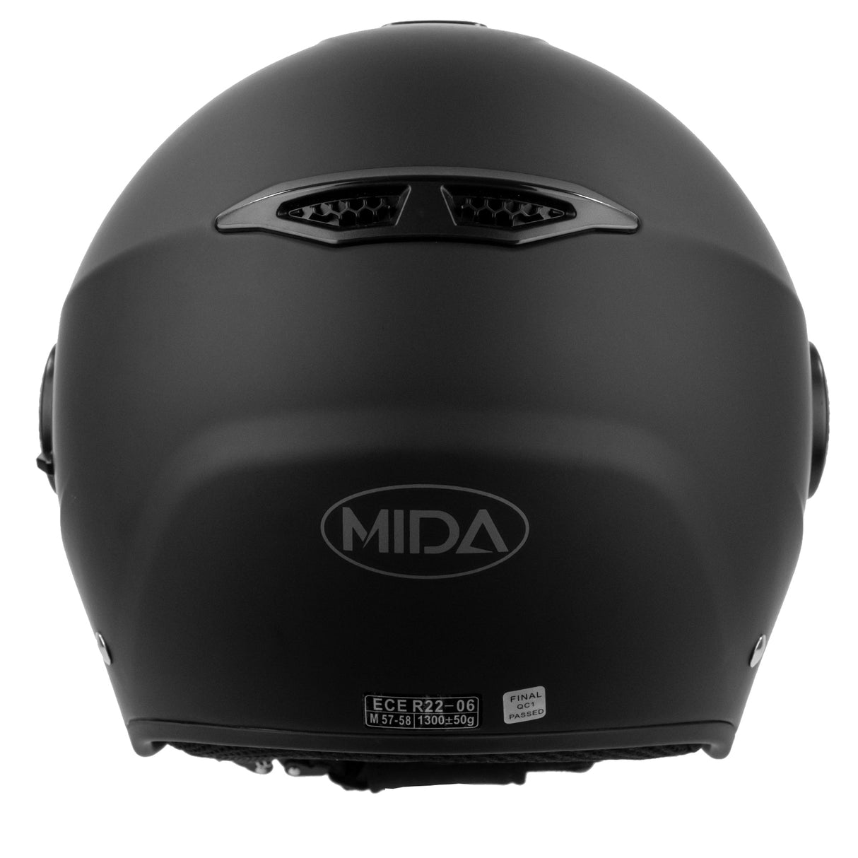 MIDA MV-6 Open Face Jet DVS Motorcycle Helmet