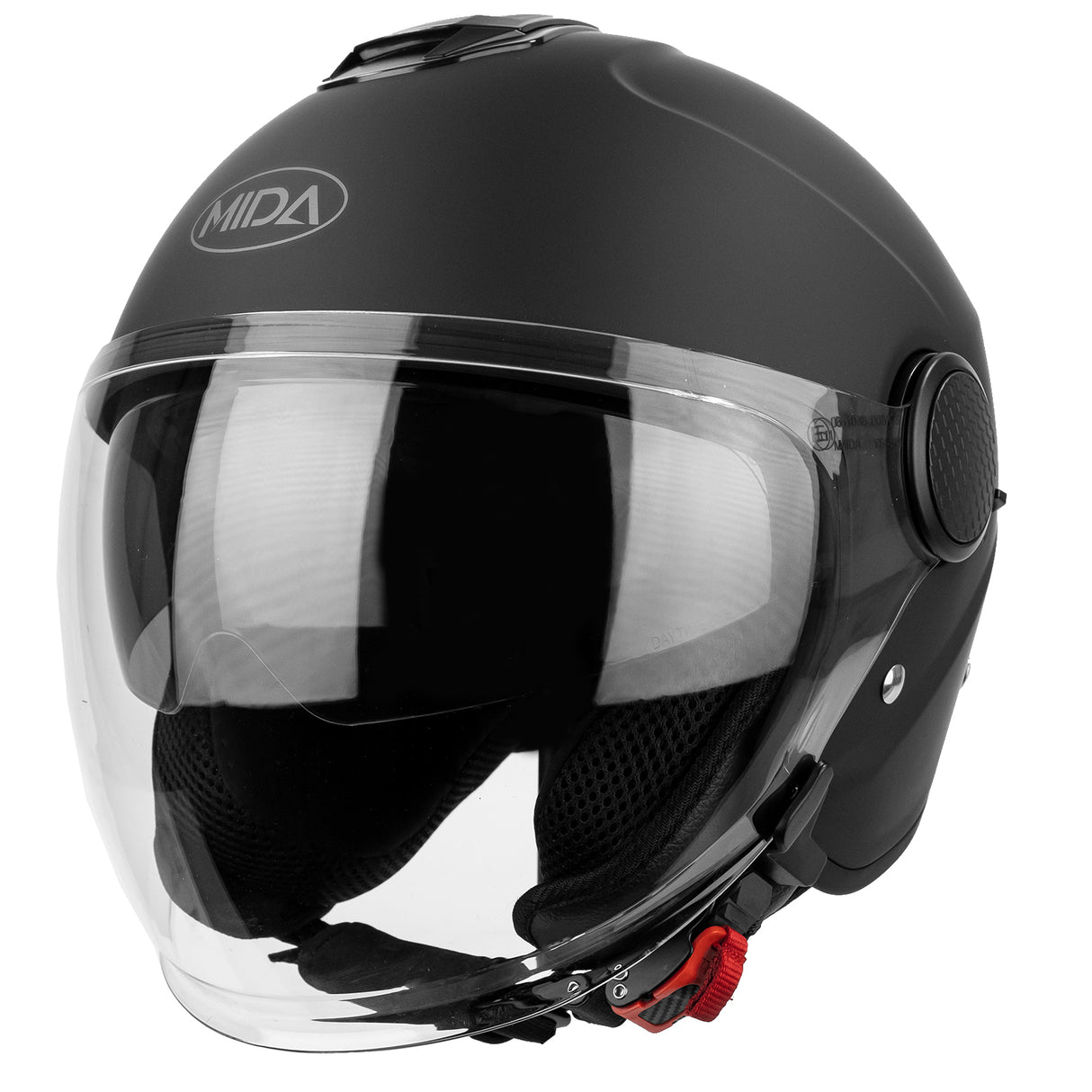 MIDA MV-6 Open Face Jet DVS Motorcycle Helmet