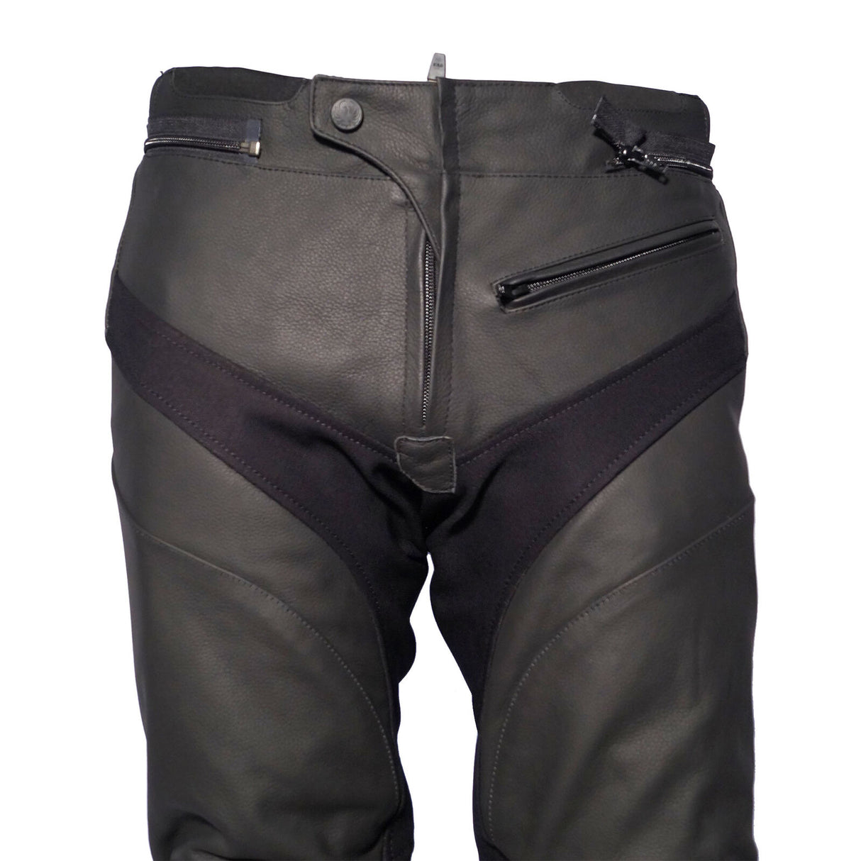 Merlin Leo Outlast Leather Motorcycle Riding Jeans/Trouser - Black