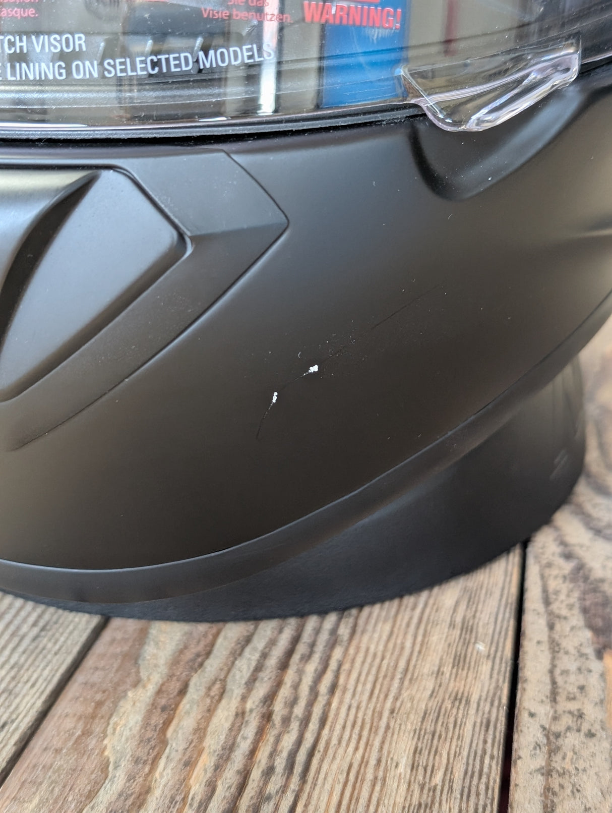 G-Mac Roar Evo Full Face Fibreglass Motorcycle Helmet Satin Black M